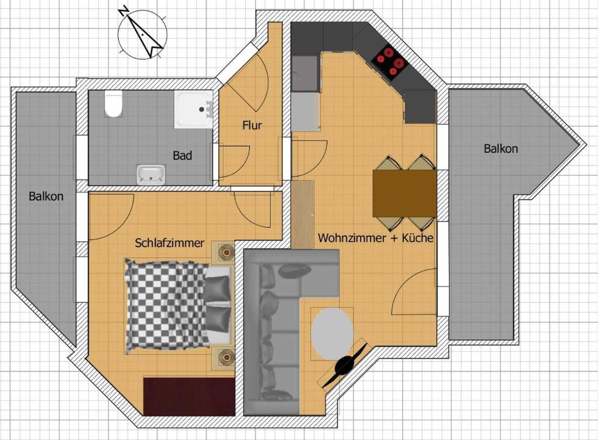 Appartement Duenenresidenz Bansin à Heringsdorf  Extérieur photo